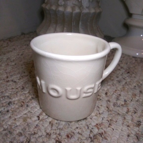 3/$18 M. Mouse Dinnerware Collection By Disney Ivory Mickey Mouse Coffee Mug - Picture 3 of 8